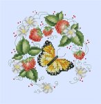 (image for) Strawberries And Butterfly